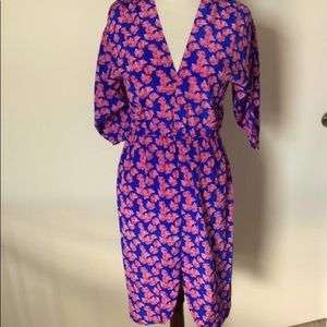 Tucker disco dress 100% silk size M
